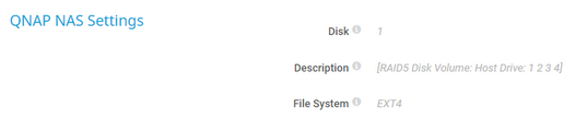 QNAP NAS Settings